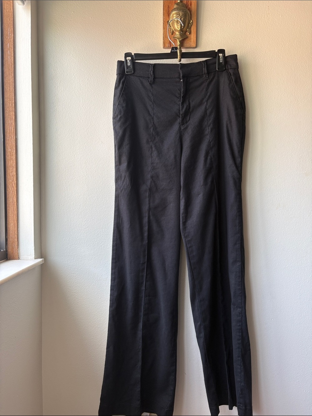 Evereve Women’s Linen Blend Trouser Pants Size 29